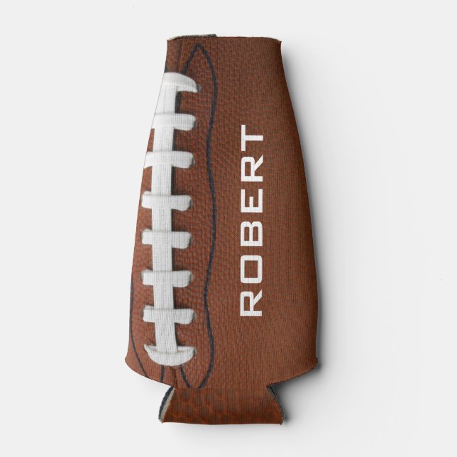 Football Design Flasche Cooler Flaschenkühler (Vorderseite)