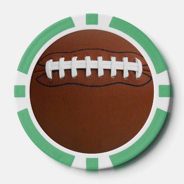 Football Design Poker Chips (Vorderseite)