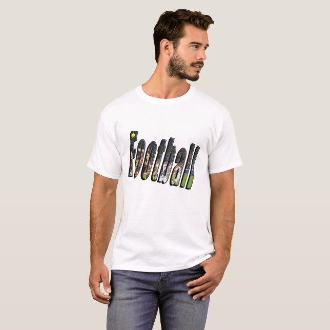 Football Dimensional Logo, T-Shirt (Vorne ganz)
