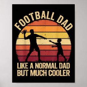 Football Drip Amerikanische Flagge Für Jungen Juge Poster