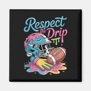 Football Drip Jungen Football Eiscreme Streusel Re Magnet