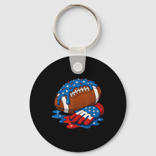Football Drip Wr Lineman Qb Rb Db Eiscreme 4. Schlüsselanhänger