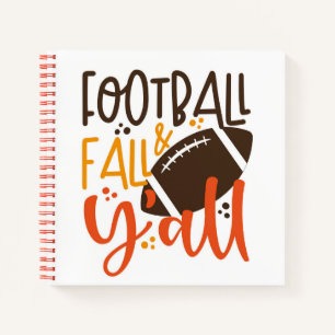 Football Fall & Y'all Notizbuch