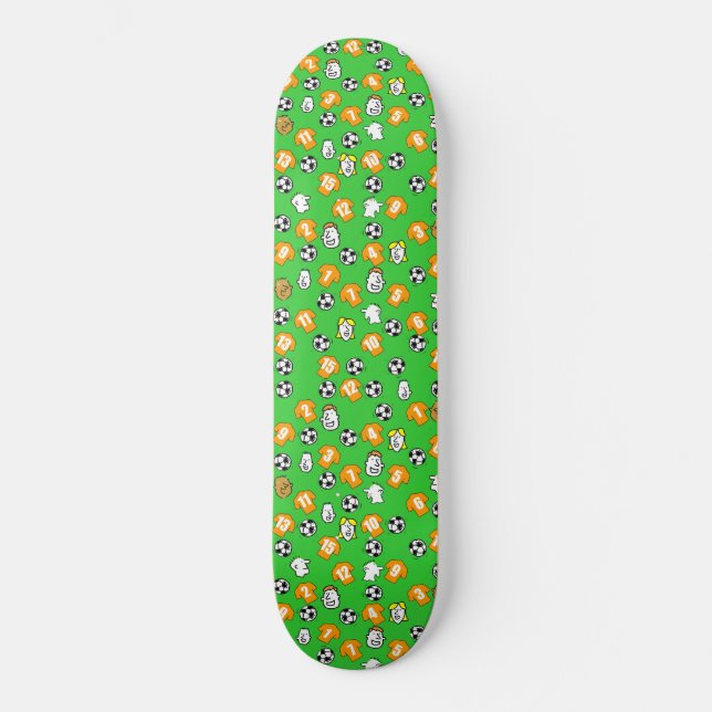 Football Fan Football Club Design Skateboard (Vorderseite)