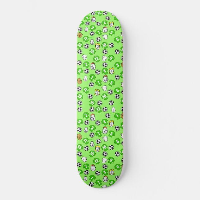 Football Fan Football Club Design Skateboard (Vorderseite)