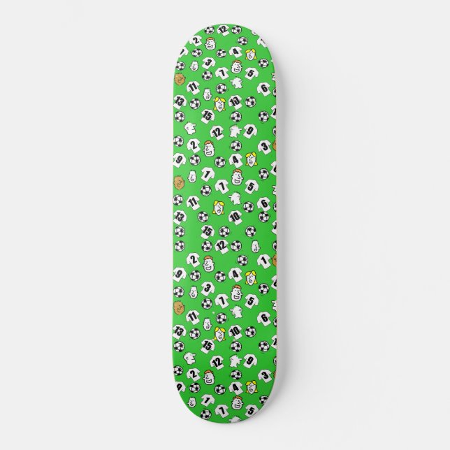 Football Fan Football Club Design Skateboard (Vorderseite)