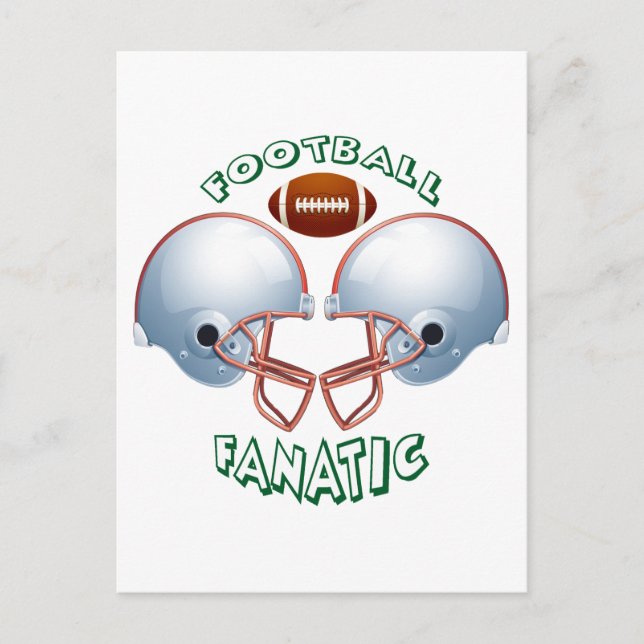 FOOTBALL FANATIC POSTKARTE (Vorderseite)
