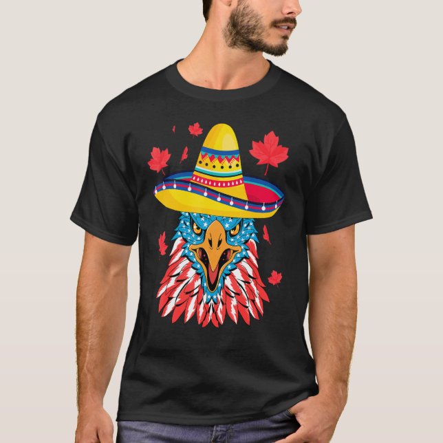 Football fans 2026 Canada USA Mexico T-Shirt (Vorderseite)