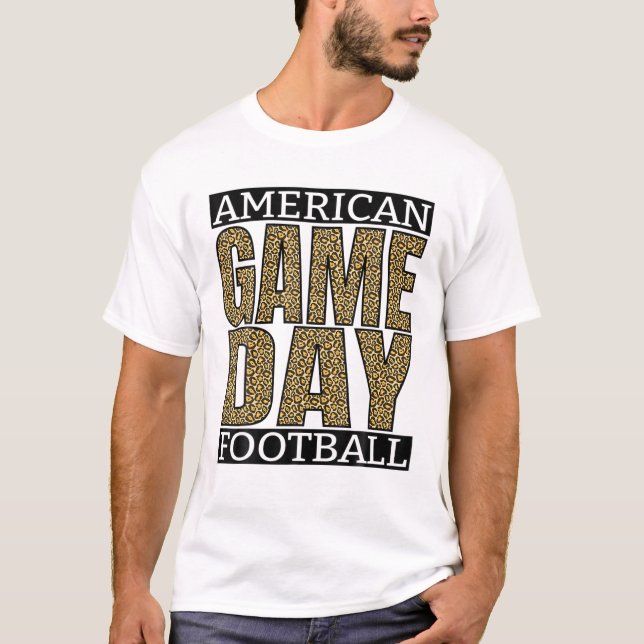 FOOTBALL FANS GAME DAY VIBES T-Shirt (Vorderseite)