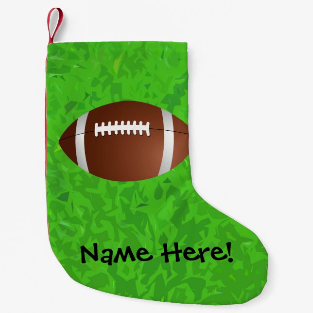 Football Field Junior Varsity Kleiner Weihnachtsstrumpf (Vorderseite)