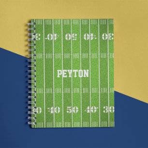 Football Field Personalisiert Notebook Notizblock