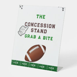 Football First Year Down 1st birthday Fodd sign Sockelschild