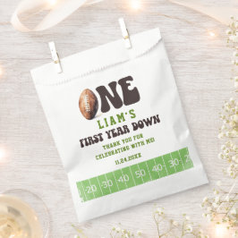 Football First Year Down Thank You  Geschenktütchen
