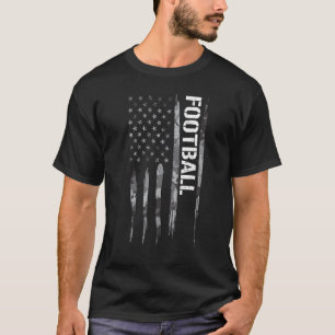 Football Football American Flag Redewendungen T-Shirt