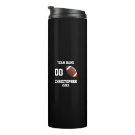 Football Foto Collage Thermosbecher