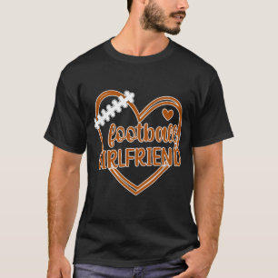 Football-Freundin Herzfreund eines Fußballspielers T-Shirt