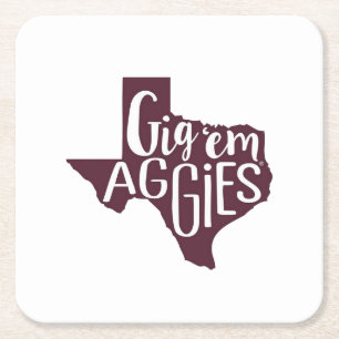 Football Gig 'EmT-Shirt Rechteckiger Pappuntersetzer