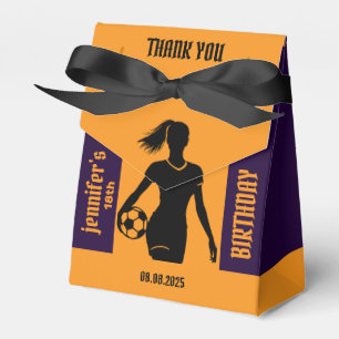 Football Girl Player, Football Girl Geburtstag Geschenkschachtel