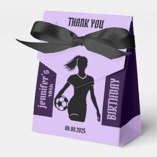 Football Girl Player, Football Girl Geburtstag Geschenkschachtel