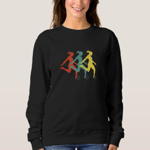 Football Girls Vintag Football Player Sweatshirt