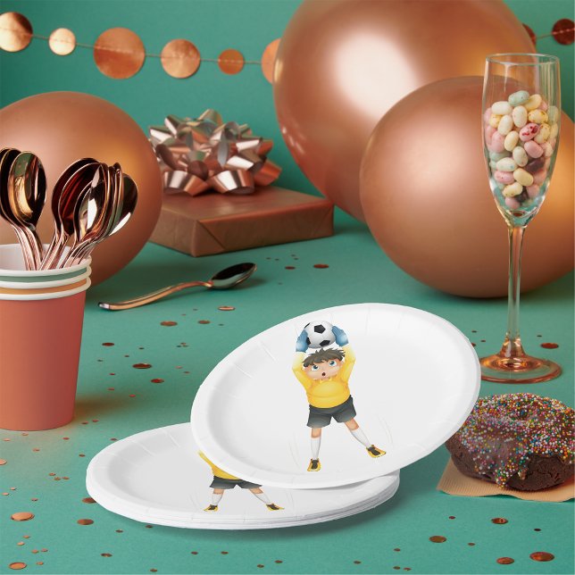 Football Goalie Pappteller (Von Creator hochgeladen)