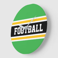 FOOTBALL Grün Weiß Schwarz Orange Rennstreifen