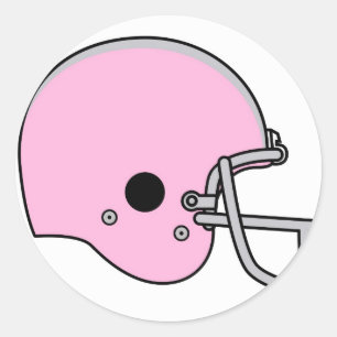 Football-Helme Runder Aufkleber