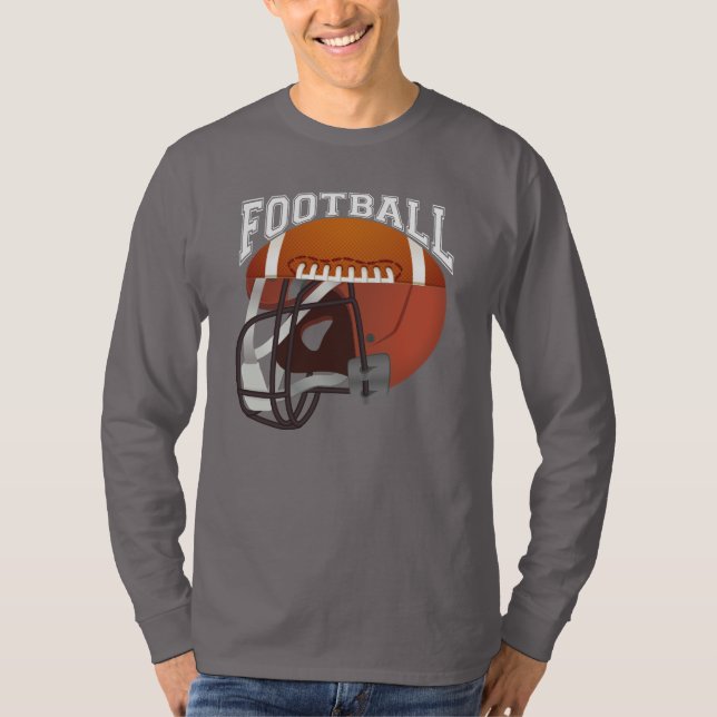Football Helmet Graphic T-Shirt (Vorderseite)