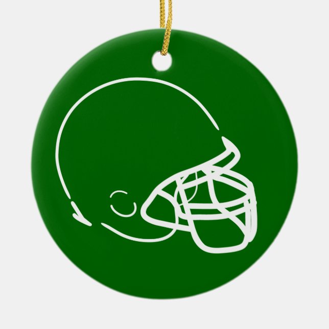 Football Helmet Ornament (Vorne)