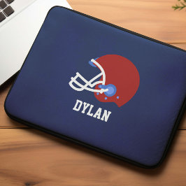 Football Helmet Personalisiert Boys Laptopschutzhülle