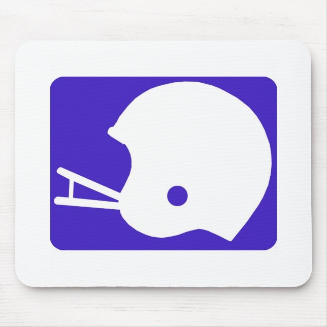 Football-Helmlogo Mousepad (Vorne)