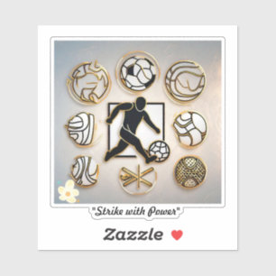 ‚Football Inspiriert Designs‘ Aufkleber