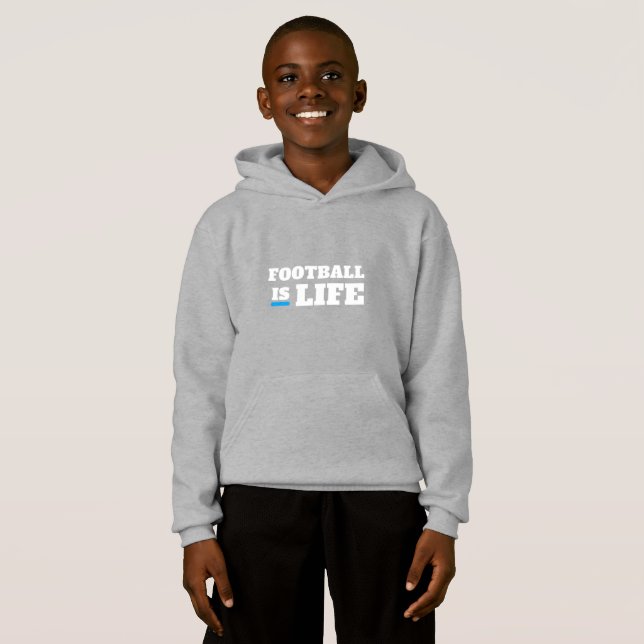 Football is life hoodie (Vorne ganz)