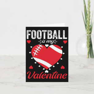 Football ist mein Valentinsherz Ba  Karte