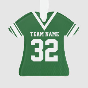 Football Jersey Green Uniform mit Foto Ornament