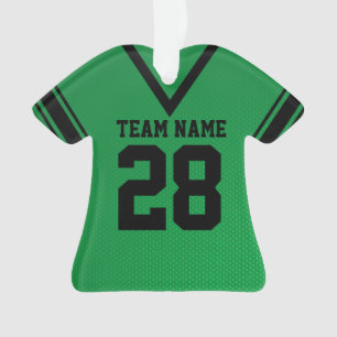 Football Jersey Green Uniform Ornament