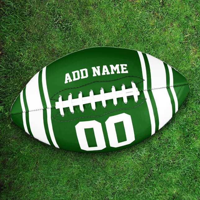 Football Jersey Green|White Personalisiert (Von Creator hochgeladen)