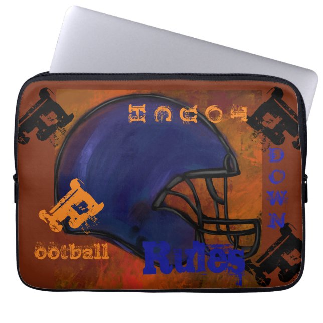 FOOTBALL LAPTOPSCHUTZHÜLLE (Vorderseite)