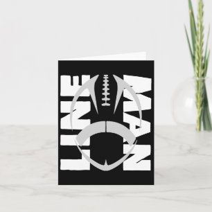 Football Lineman - Offensive Verteidigungslinie Karte