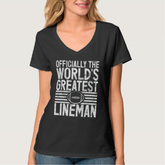 Football Lineman Offiziell das weltbeste Li T-Shirt