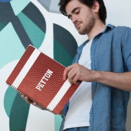 Football Look Personalisiert Notebook Notizblock