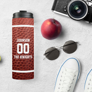 Football Look Personalisiert Thermal Tumbler Thermosbecher