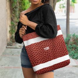 Football Look Personalisiert Tragetaschen Mit Langen Trägern