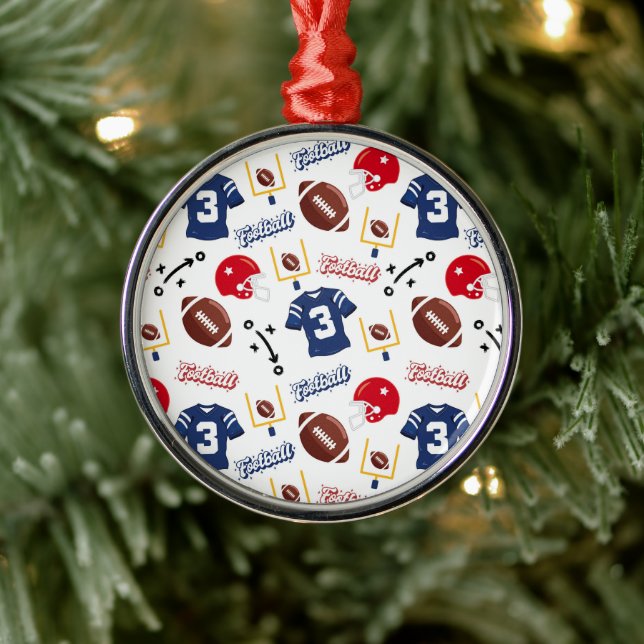 Football Lover Christmas Ornament Keepsake (Baum)