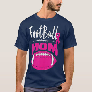 Football-Mama-Brustkrebs-Bewusstsein Rosa Band L T-Shirt