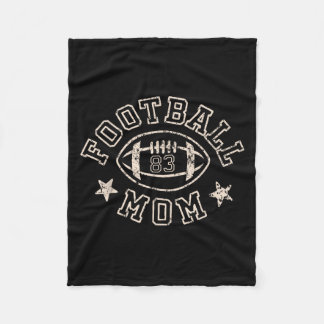 Football Mama Senior 2025 Game Day Team Startnumme Fleecedecke