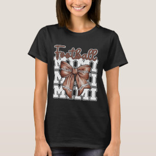 Football Mimi Coquette Bow Sport Großmütter D T-Shirt