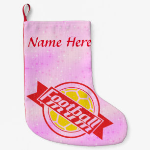 Football Mum Personalisiert Weihnachten Strumpf Kleiner Weihnachtsstrumpf