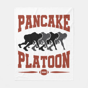 Football Offensive Lineman Pancake Platon Fleecedecke