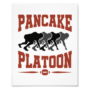 Football Offensive Lineman Pancake Platon Fotodruck